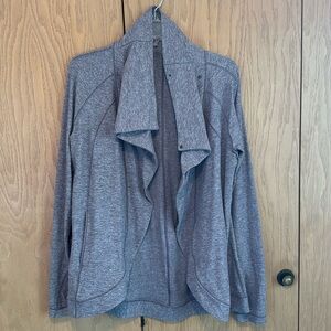 Purple Lululemon wrap jacket